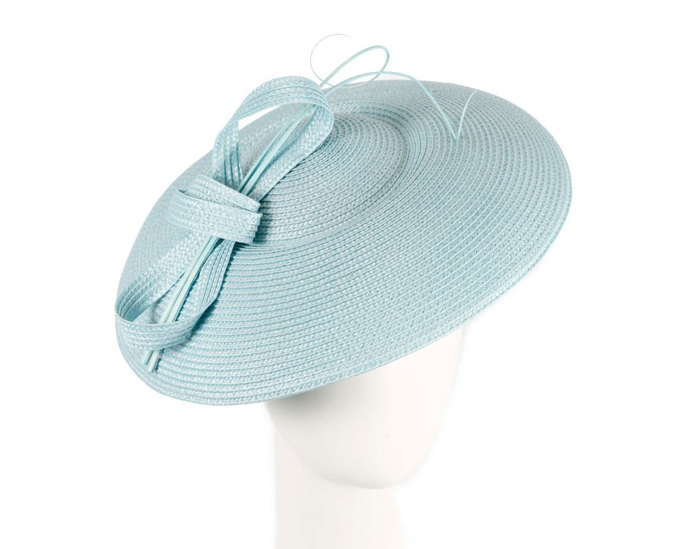 Light Blue "saucer" fascinator hat by Max Alexander - Hats From OZ