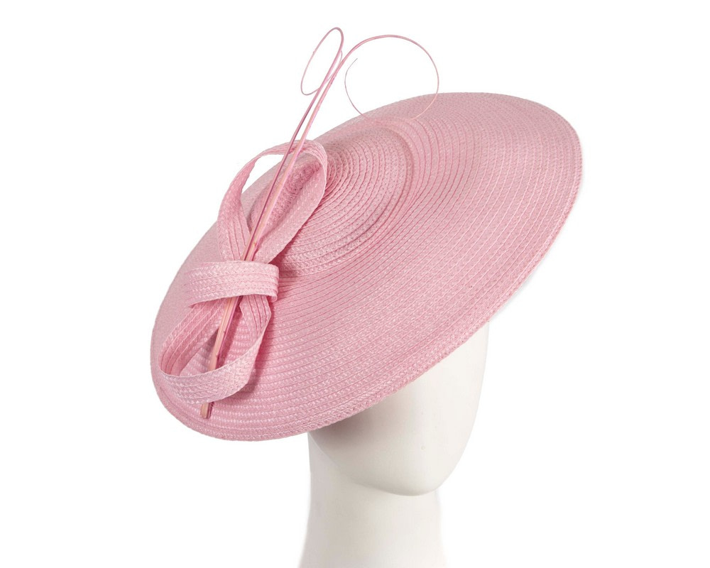 Pink "saucer" fascinator hat by Max Alexander - Hats From OZ