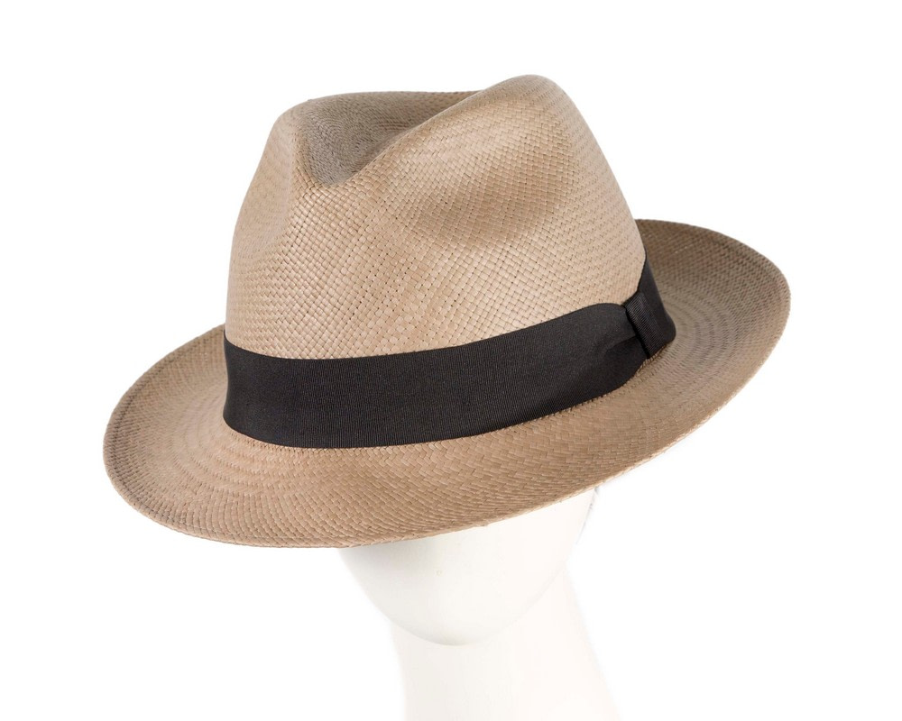 Grey Ecuadorian Panama Brisa Hat Trilby Fedora - Hats From OZ