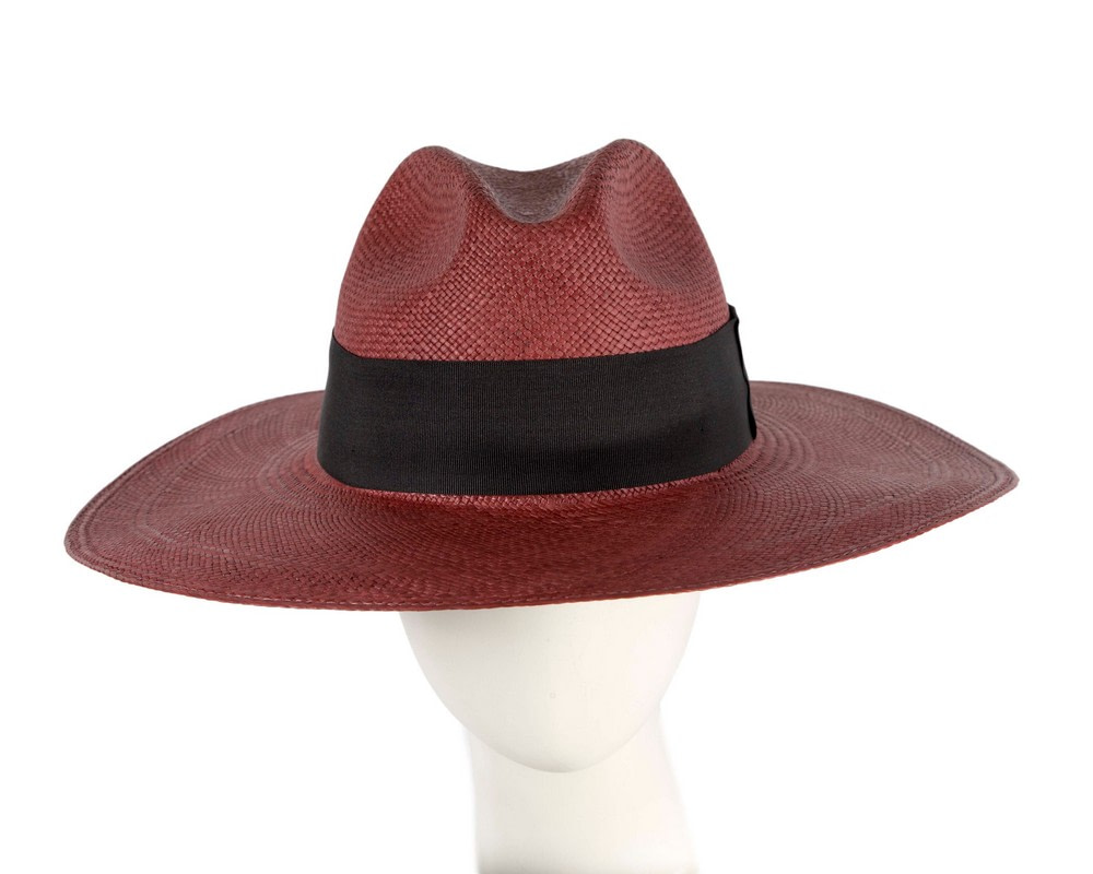 Wide brim fedora panama hat - Hats From OZ