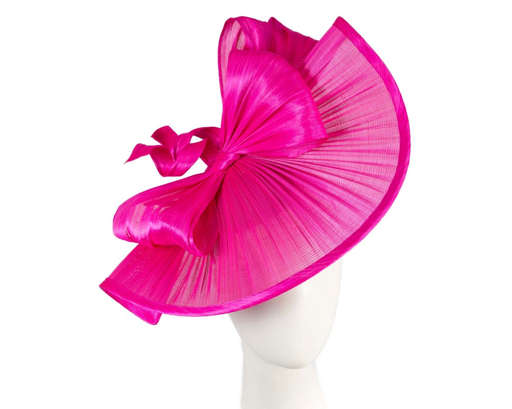 Large fuchsia jinsin racing fascinator by Fillies Collection - Hats From OZ