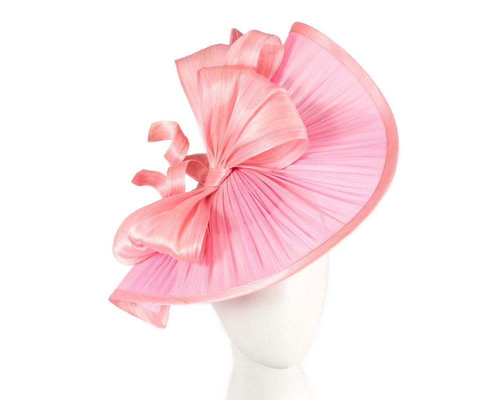 Large pink jinsin racing fascinator by Fillies Collection - Hats From OZ