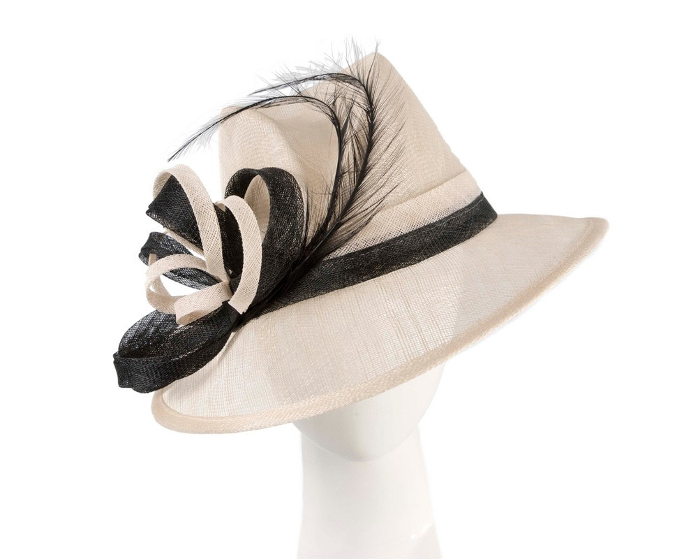 Wide brim sinamay hat by Cupids Millinery - Hats From OZ