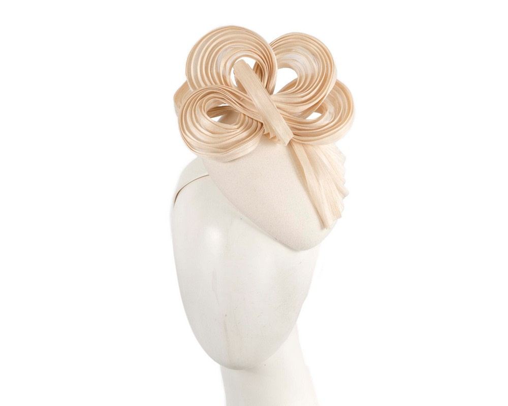 Exclusive cream winter fascinator by Fillies Collection - Hats From OZ