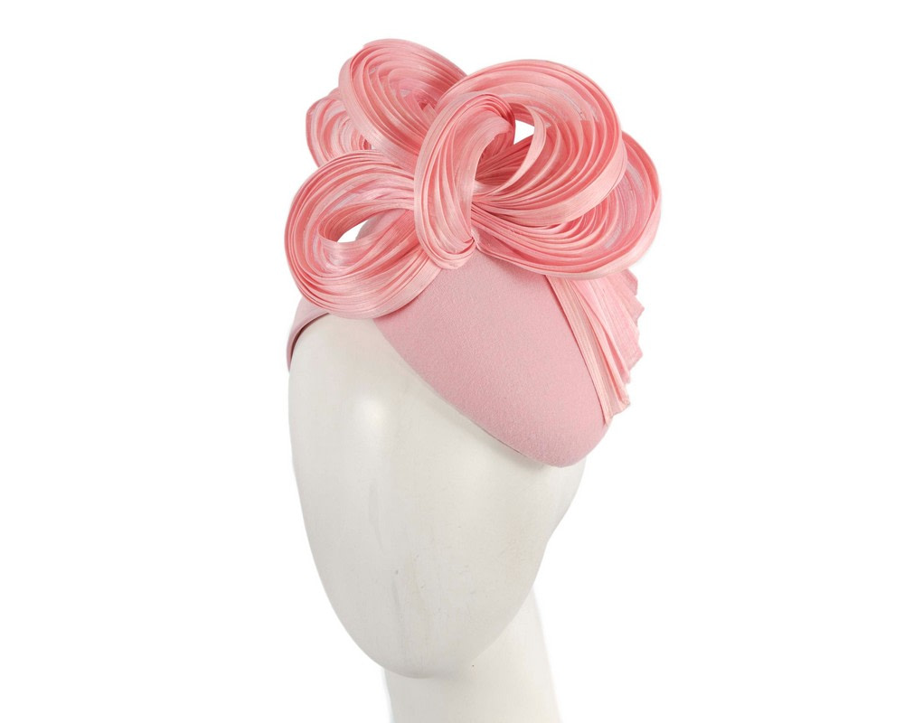 Exclusive pink winter fascinator by Fillies Collection - Hats From OZ