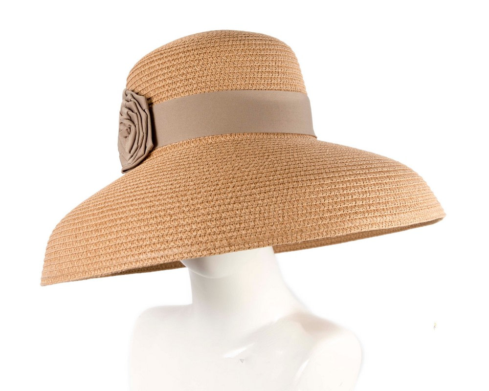 Elegant nude ladies summer beach hat - Hats From OZ