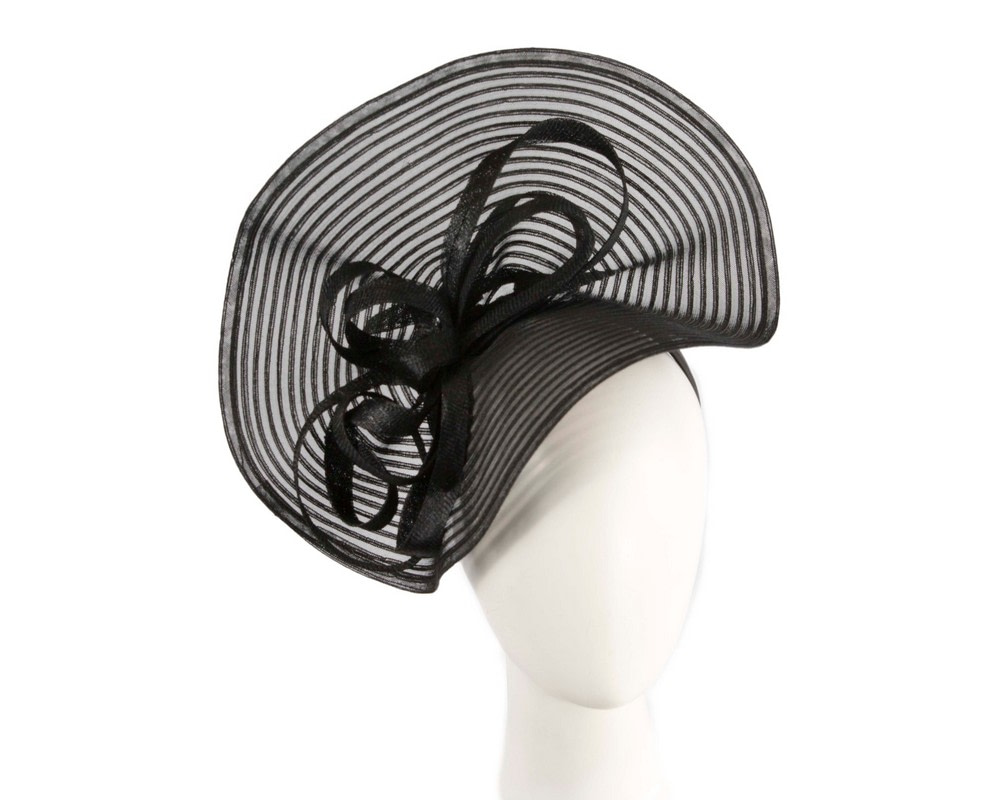 Large black fascinator by Cupids Millinery - Hats From OZ