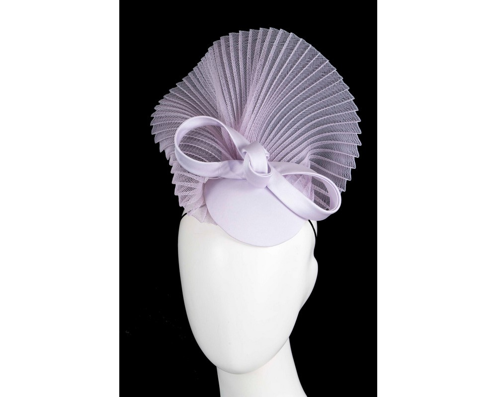 Lilac custom made fascinator hat for special ocassion - Hats From OZ