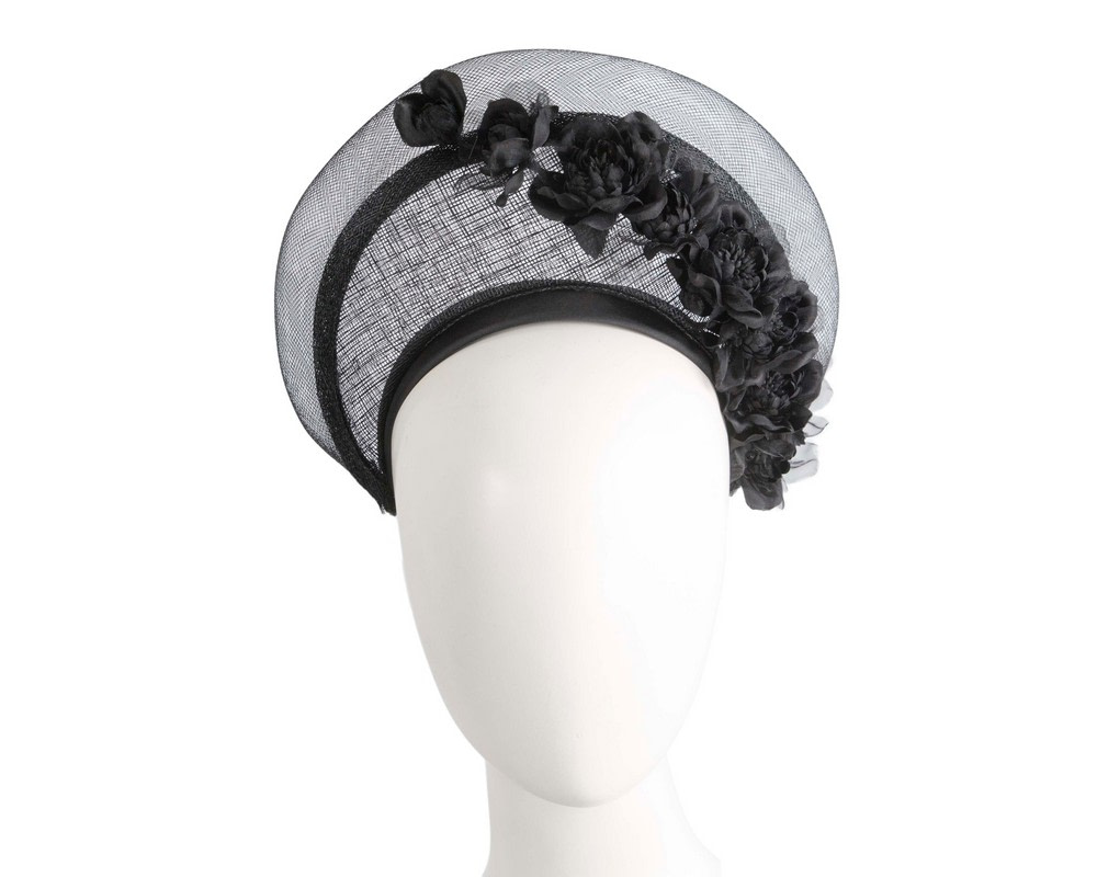 Black crown fascinator by Fillies Collection - Hats From OZ