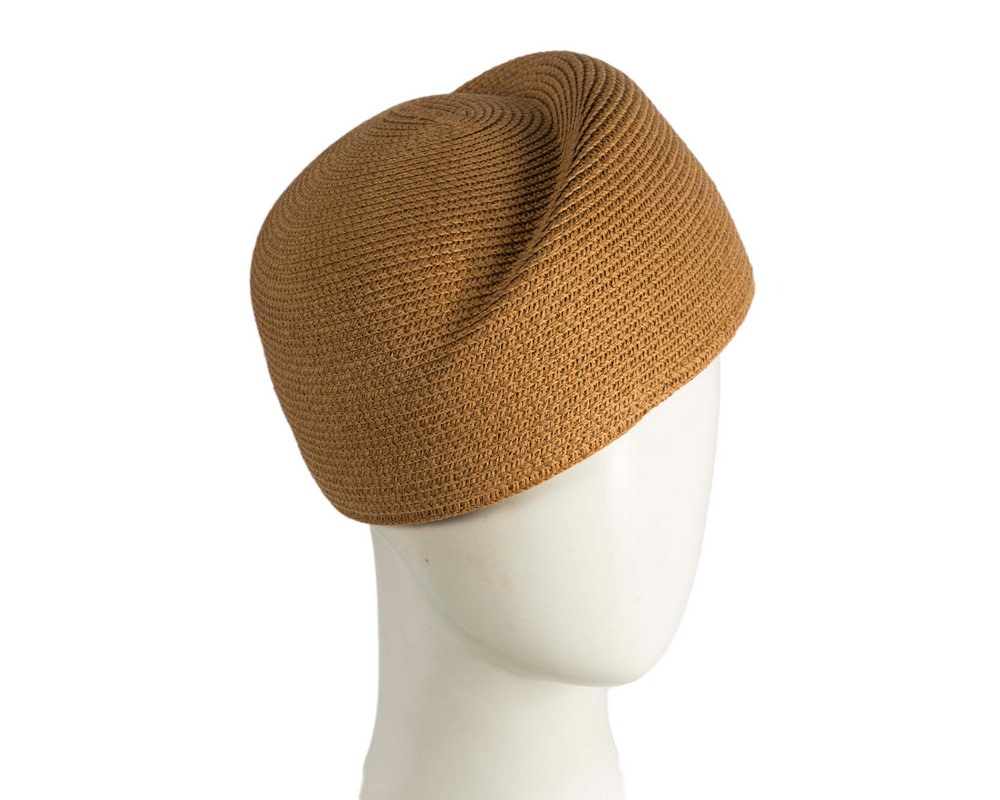 Designers beige braided ladies winter hat - Hats From OZ