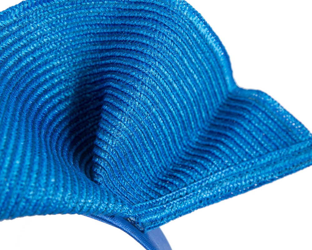 Large royal blue wave racing fascinator by Max Alexander - Hats From OZ Large royal blue wave racing fascinator by Max Alexander - Image 3