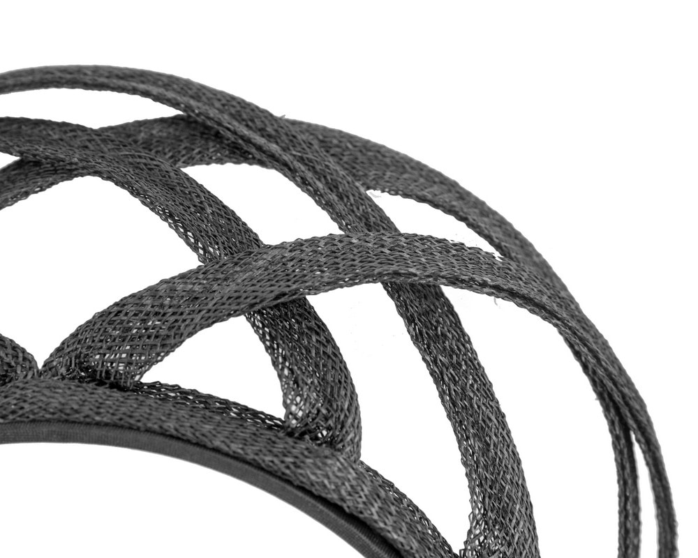 Black crown halo fascinator by Max Alexander - Hats From OZ Black crown halo fascinator by Max Alexander - Image 3