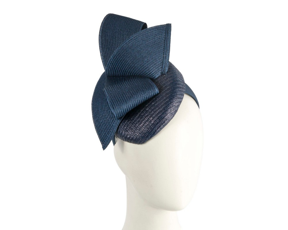 Navy pillbox fascinator by Fillies Collection - Hats From OZ