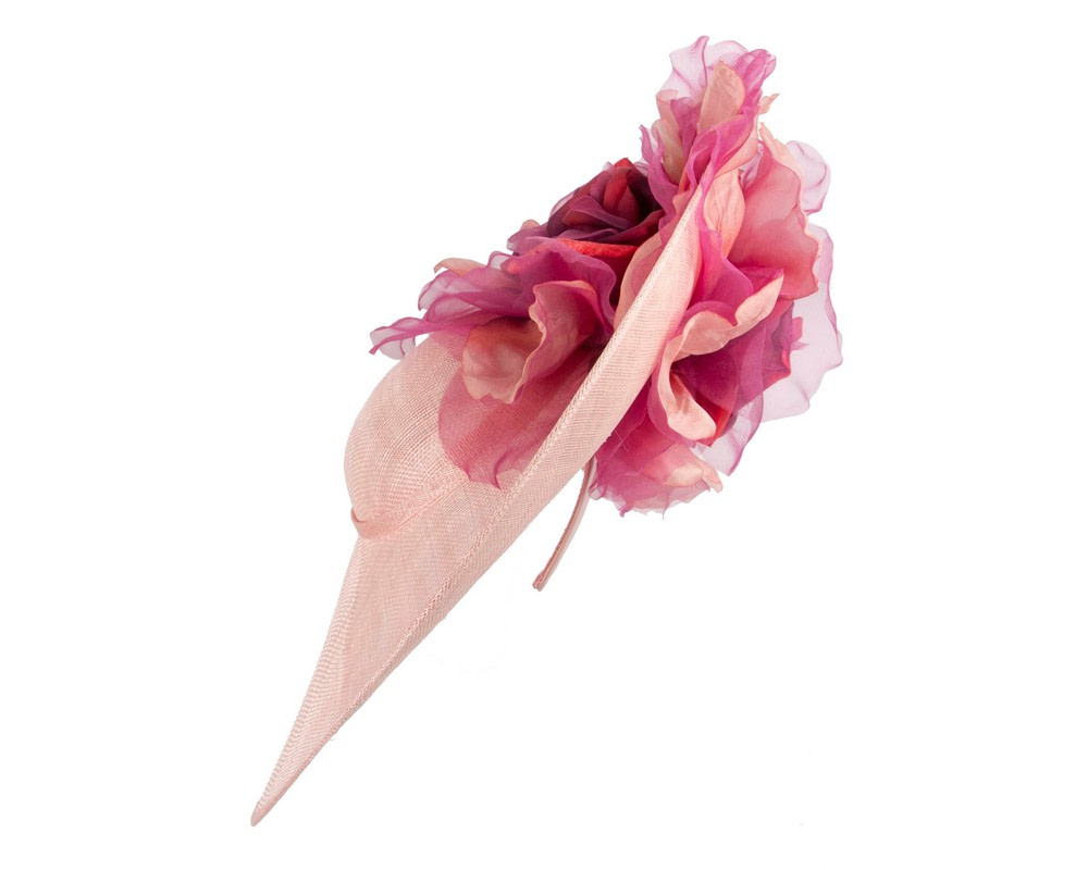 Large pink & wine racing fascinator hat by Fillies Collection - Hats From OZ Large pink & wine racing fascinator hat by Fillies Collection - Image 6