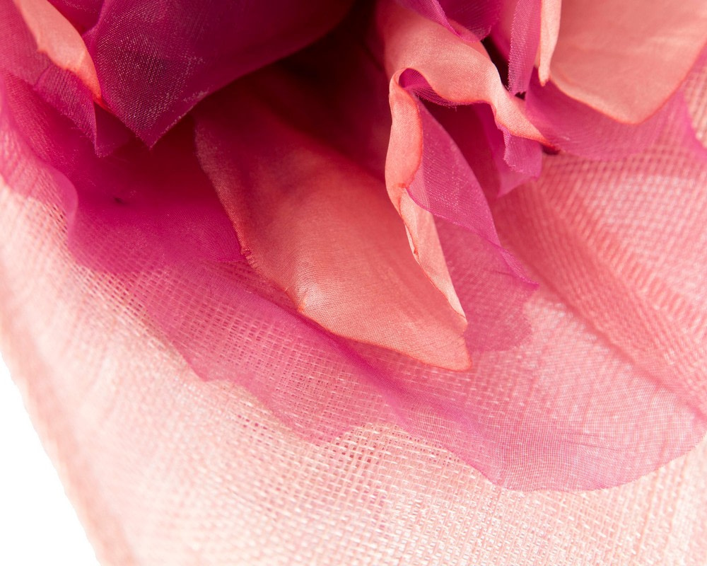 Large pink & wine racing fascinator hat by Fillies Collection - Hats From OZ Large pink & wine racing fascinator hat by Fillies Collection - Image 5