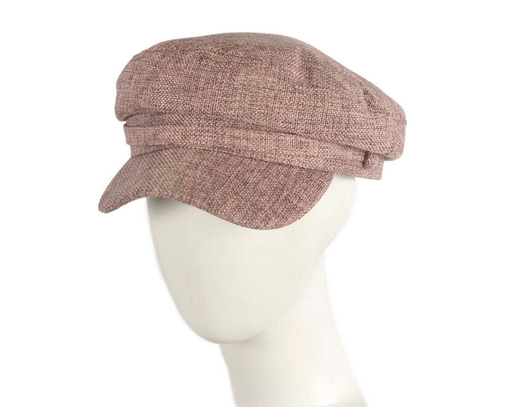 Dusty Pink casual newsboy cap by Max Alexander - Hats From OZ