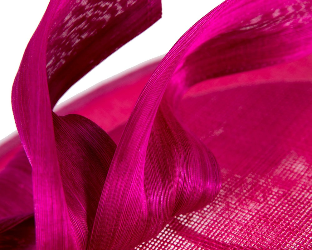 Exclusive fuchsia boater hat by Believera - Hats From OZ Exclusive fuchsia boater hat by Believera - Image 5