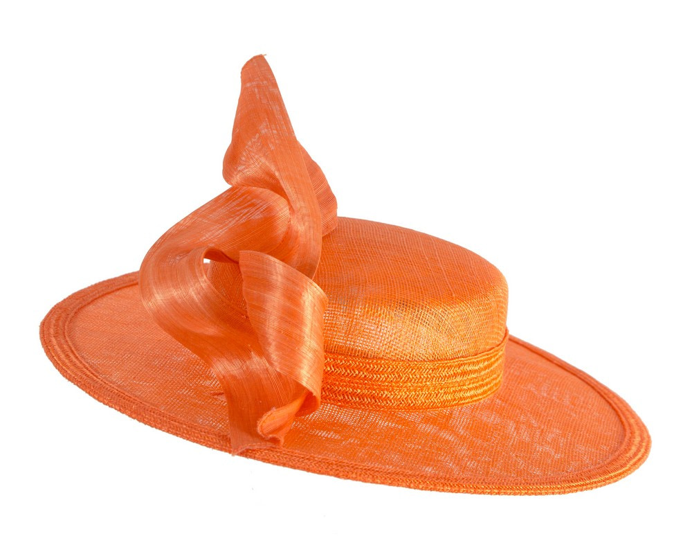Exclusive orange boater hat by Believera - Hats From OZ Exclusive orange boater hat by Believera - Image 4