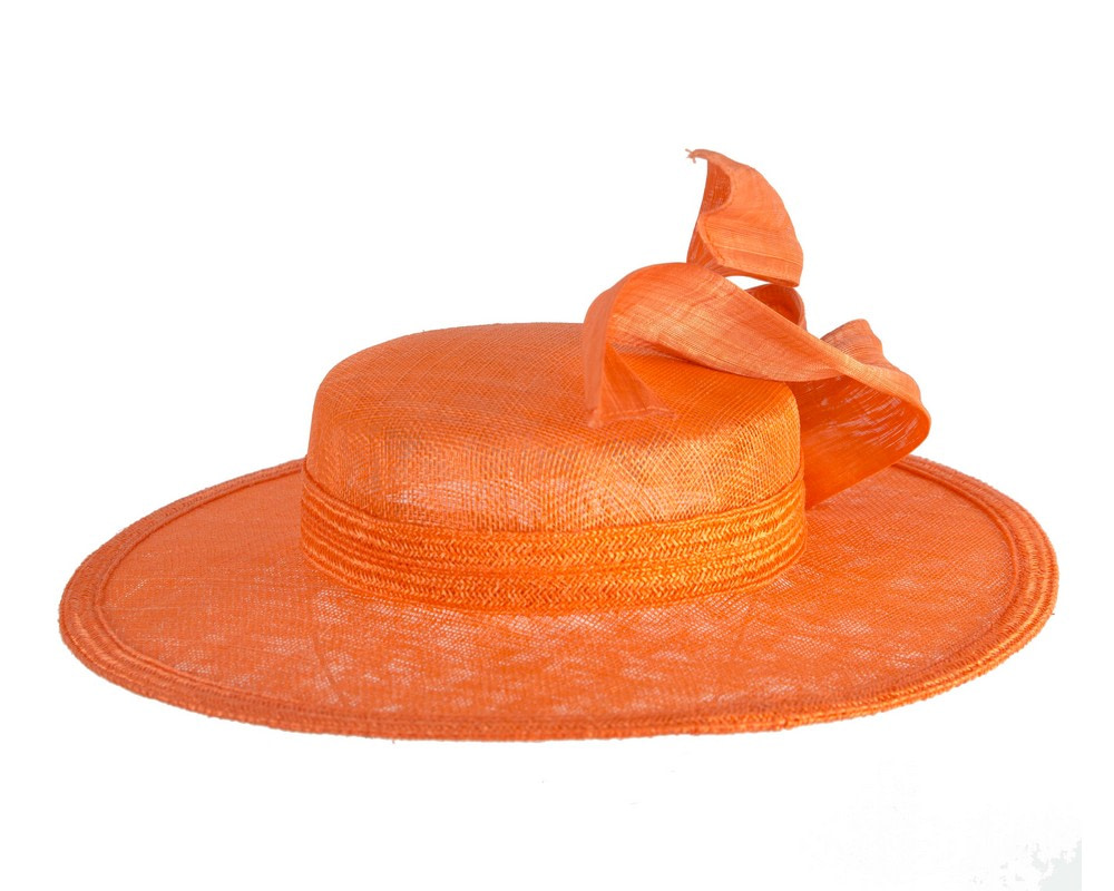 Exclusive orange boater hat by Believera - Hats From OZ Exclusive orange boater hat by Believera - Image 3
