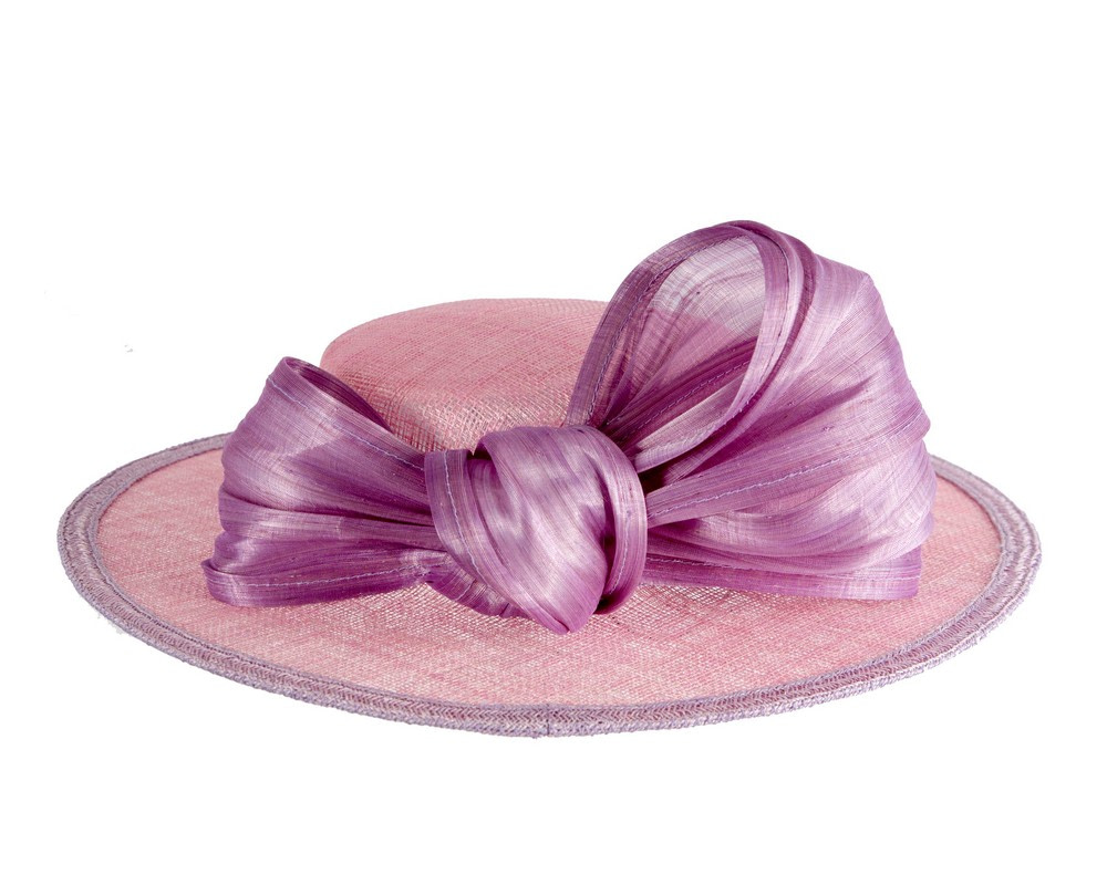Exclusive pink & lilac boater hat by Believera - Hats From OZ Exclusive pink & lilac boater hat by Believera - Image 6