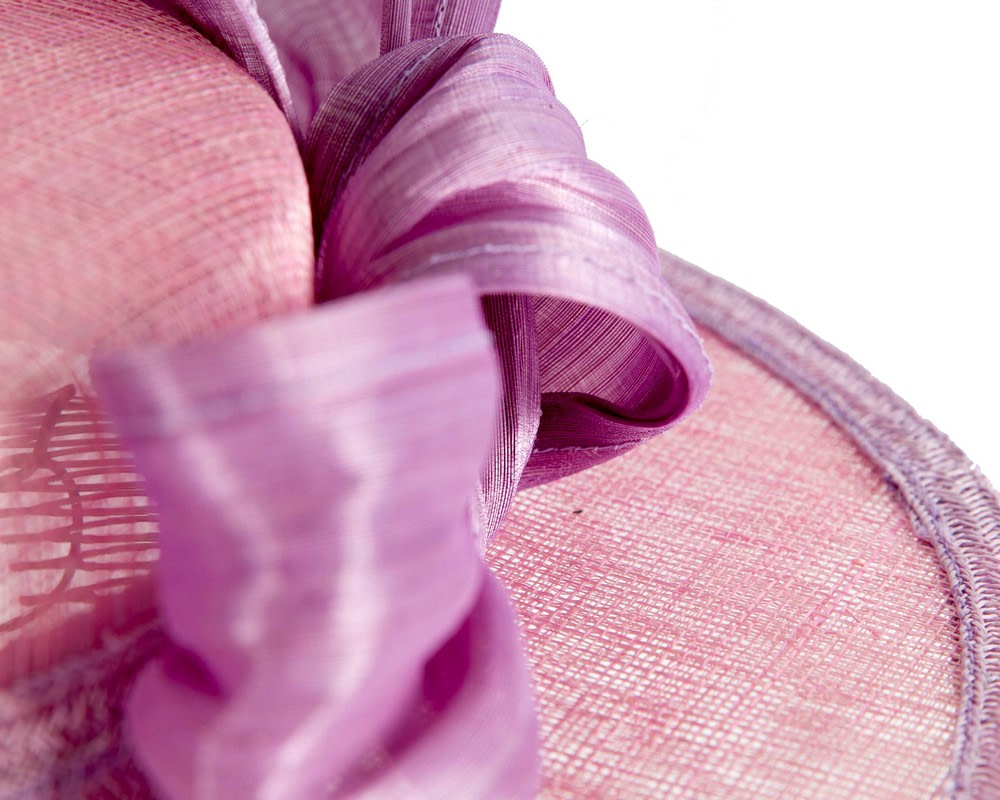 Exclusive pink & lilac boater hat by Believera - Hats From OZ Exclusive pink & lilac boater hat by Believera - Image 5