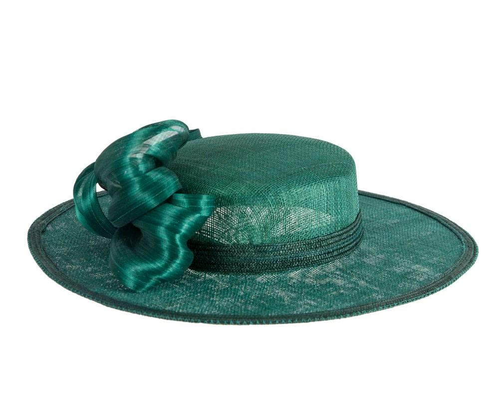Exclusive teal green boater hat by Believera - Hats From OZ Exclusive teal green boater hat by Believera - Image 4