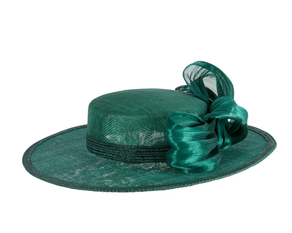 Exclusive teal green boater hat by Believera - Hats From OZ Exclusive teal green boater hat by Believera - Image 3