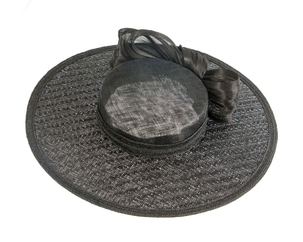 Exclusive black boater hat by Believera - Hats From OZ Exclusive black boater hat by Believera - Image 2