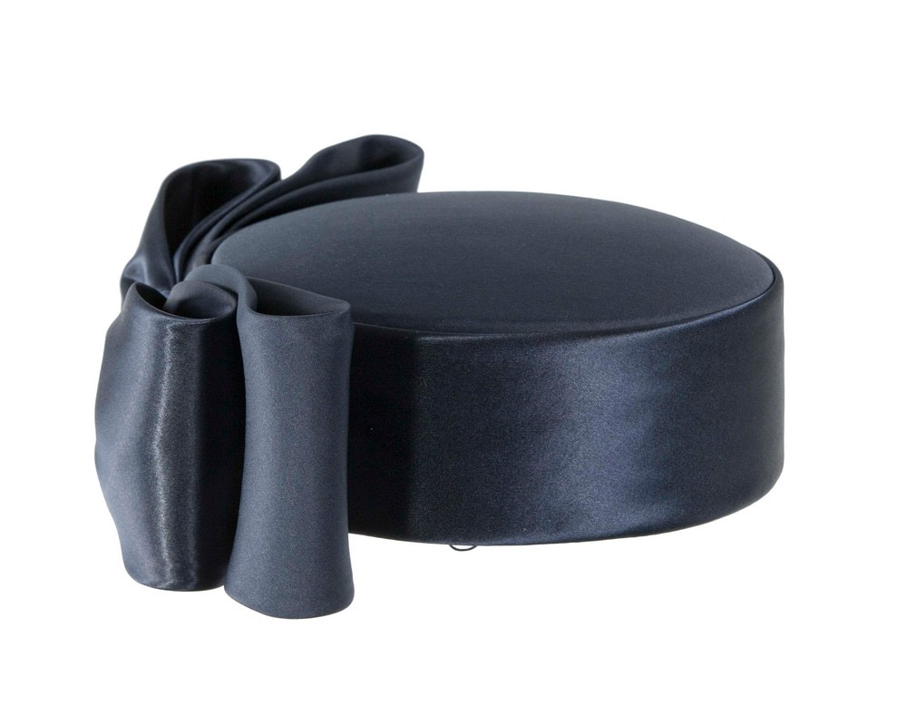 Exclusive large navy pillbox hat by Cupids Millinery - Hats From OZ Exclusive large navy pillbox hat by Cupids Millinery - Image 3