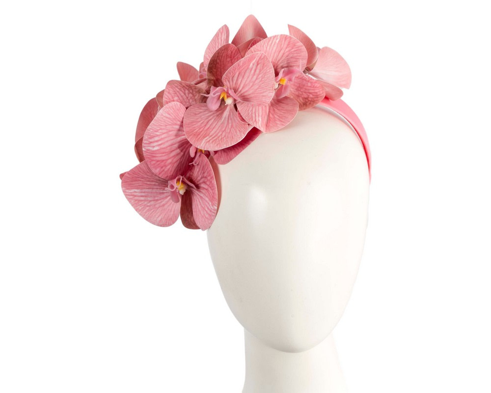 Bespoke dusty pink orchid flower headband by Fillies Collection - Hats From OZ