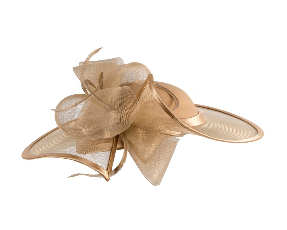 Gold Mother of the Bride Wedding Hat custom made to order - Hats From OZ Gold Mother of the Bride Wedding Hat custom made to order - Image 7