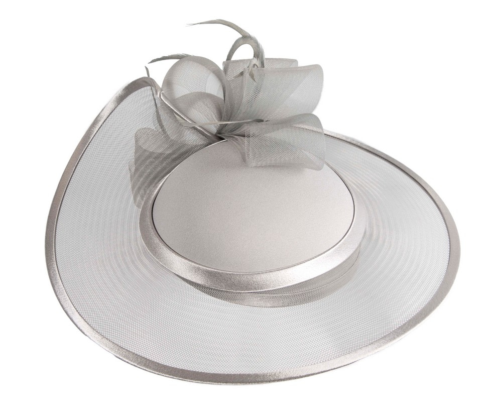 Silver Mother of the Bride Wedding Hat custom made to order - Hats From OZ Silver Mother of the Bride Wedding Hat custom made to order - Image 4