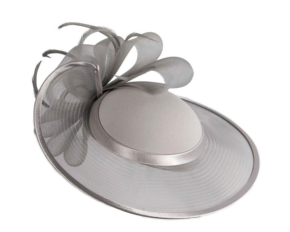 Silver Mother of the Bride Wedding Hat custom made to order - Hats From OZ Silver Mother of the Bride Wedding Hat custom made to order - Image 2