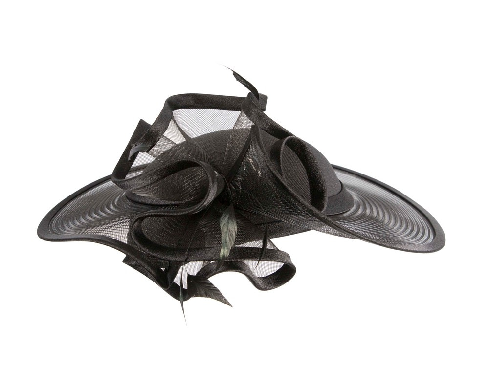 Black Mother of the Bride Wedding Hat - Hats From OZ Black Mother of the Bride Wedding Hat - Image 7