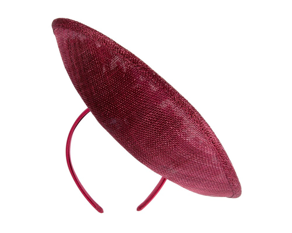 Large wine-colored fascinator by Max Alexander - Hats From OZ Large wine-colored fascinator by Max Alexander - Image 6