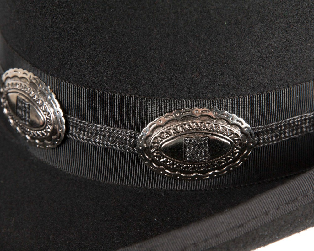 Black Slash Felt Top Hat - Hats From OZ Black Slash Felt Top Hat - Image 4