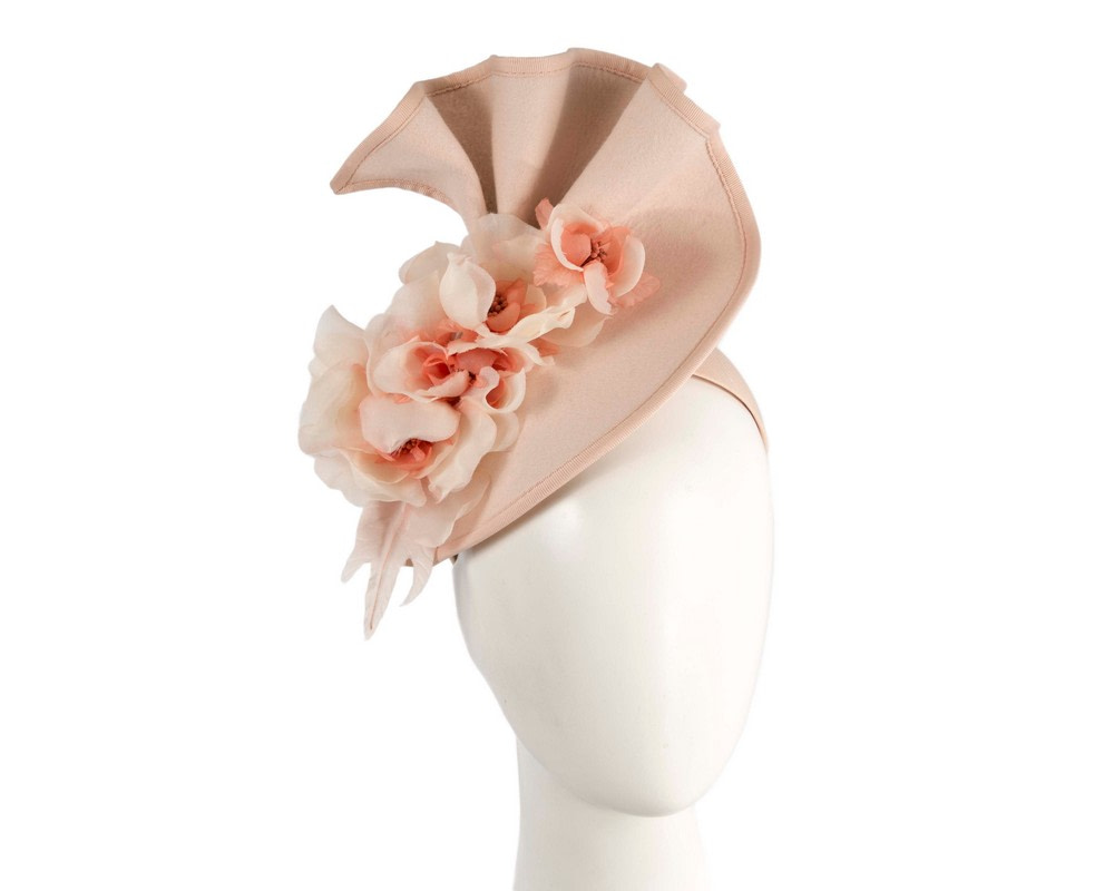Nude winter races fascinator by Fillies Collection - Hats From OZ