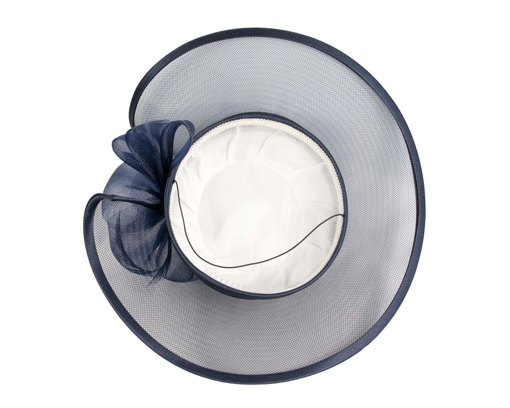 Navy Mother of the Bride Wedding Hat custom made to order - Hats From OZ Navy Mother of the Bride Wedding Hat custom made to order - Image 6