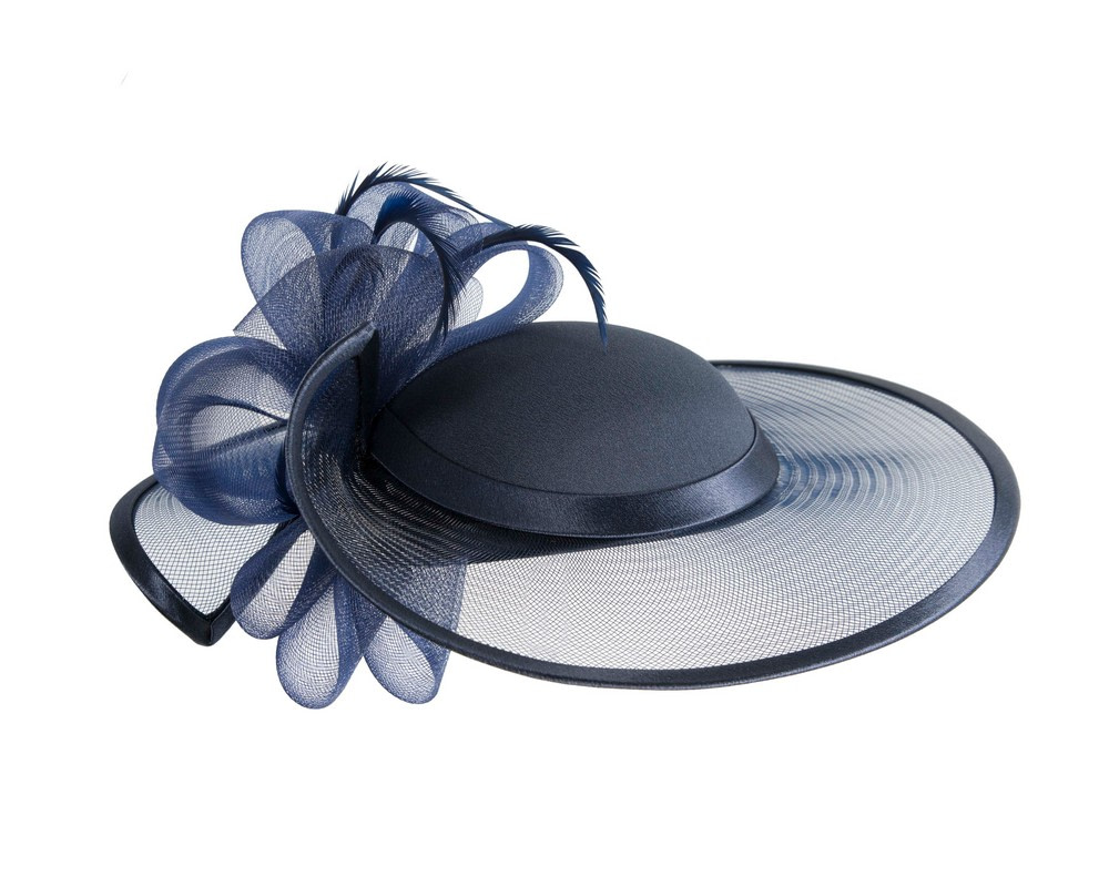 Navy Mother of the Bride Wedding Hat custom made to order - Hats From OZ Navy Mother of the Bride Wedding Hat custom made to order - Image 4