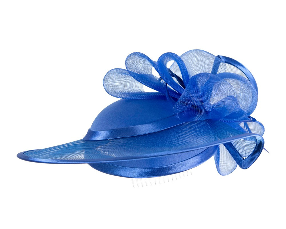 Royal Blue Mother of the Bride Wedding Hat custom made to order - Hats From OZ Royal Blue Mother of the Bride Wedding Hat custom made to order - Image 3