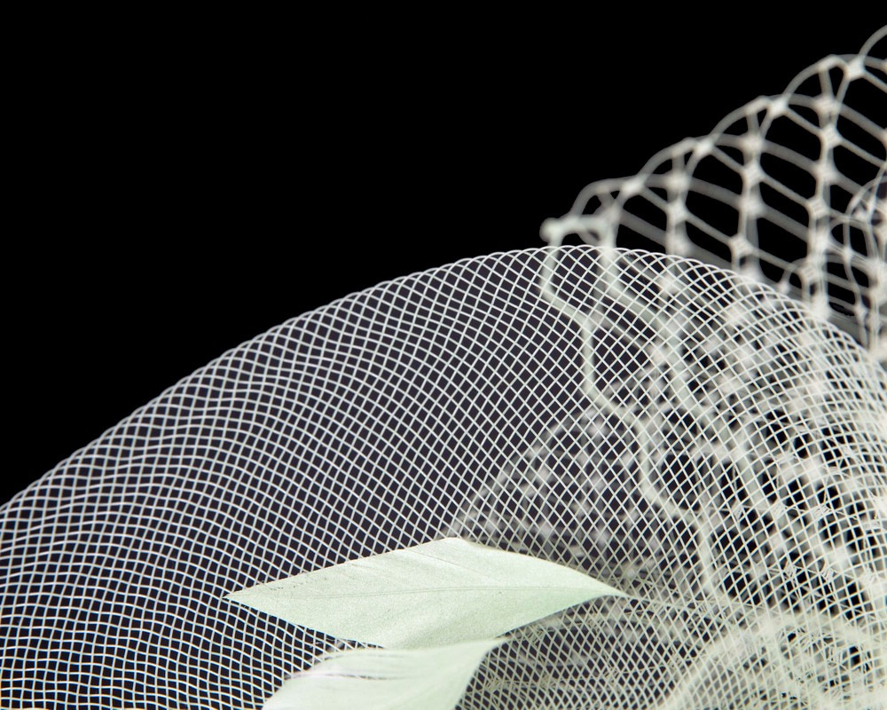 Custom made mint green cocktail hat - Hats From OZ Custom made mint green cocktail hat - Image 5