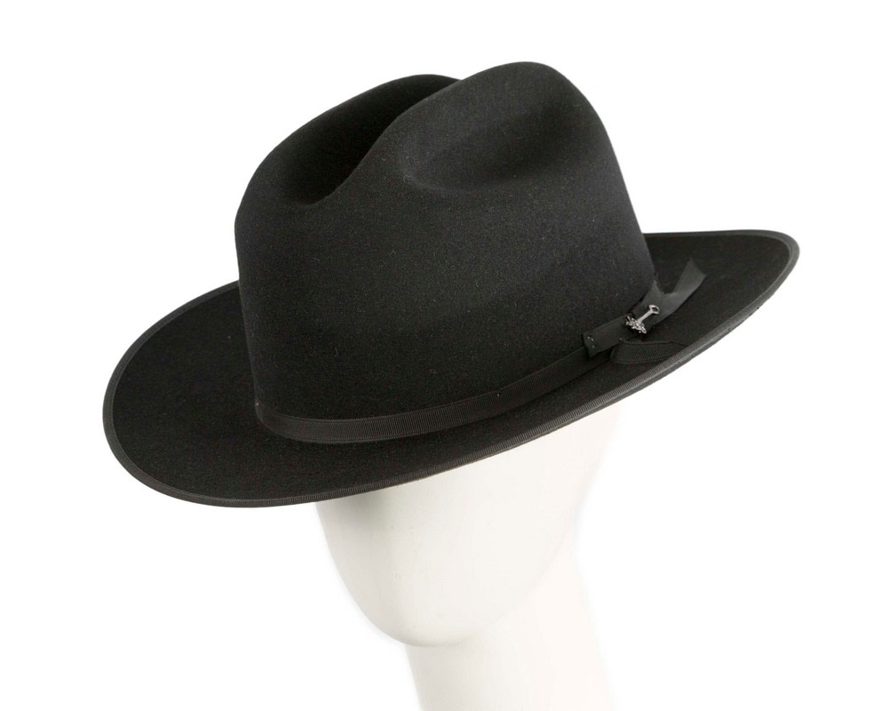 Stetson Open Road 6X – Black Fur Felt Hat - Hats From OZ