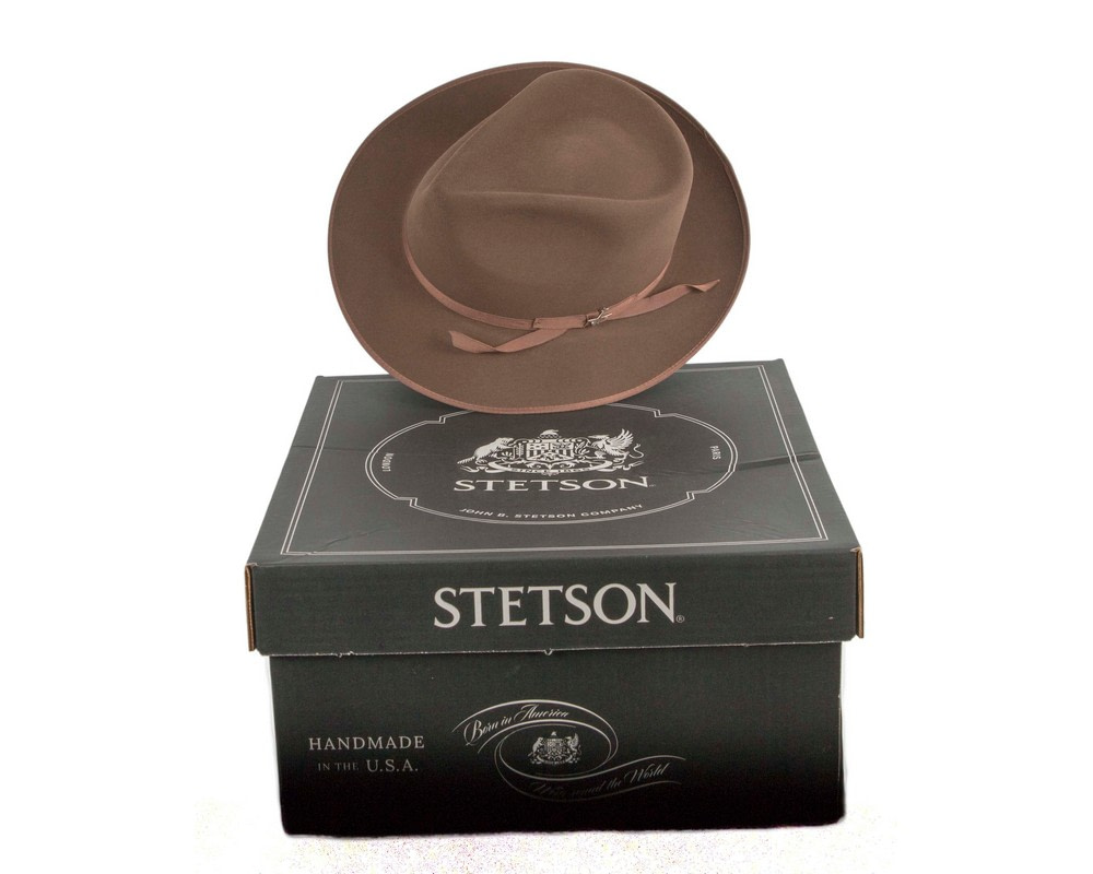 Stetson Stratoliner – Wallnut Fur Felt Fedora - Hats From OZ Stetson Stratoliner – Wallnut Fur Felt Fedora - Image 3