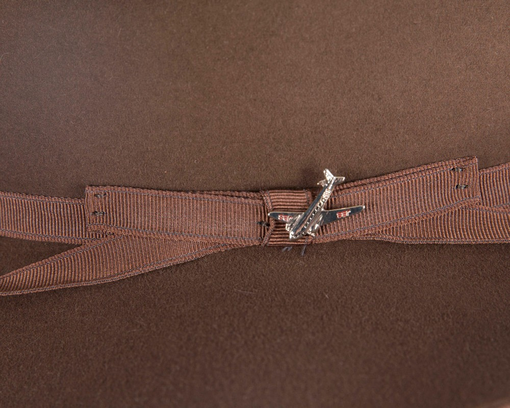 Stetson Stratoliner – Wallnut Fur Felt Fedora - Hats From OZ Stetson Stratoliner – Wallnut Fur Felt Fedora - Image 6