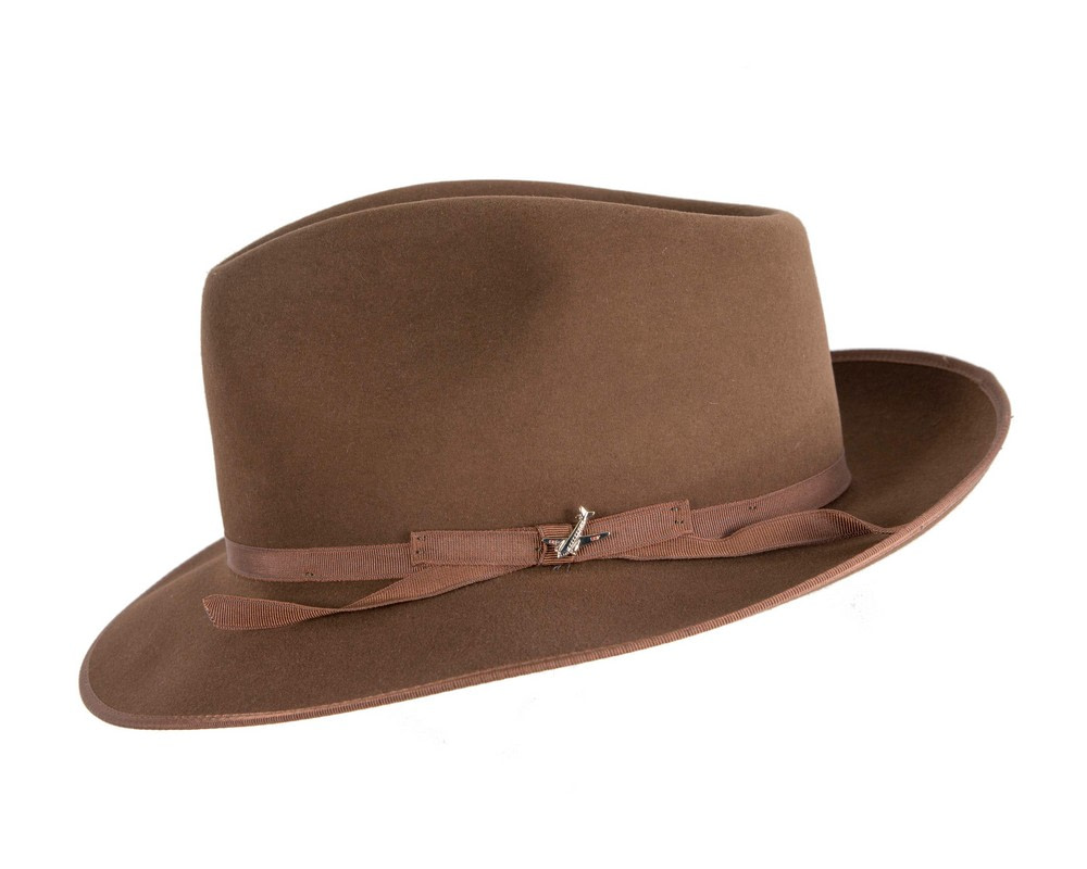 Stetson Stratoliner – Wallnut Fur Felt Fedora - Hats From OZ Stetson Stratoliner – Wallnut Fur Felt Fedora - Image 5