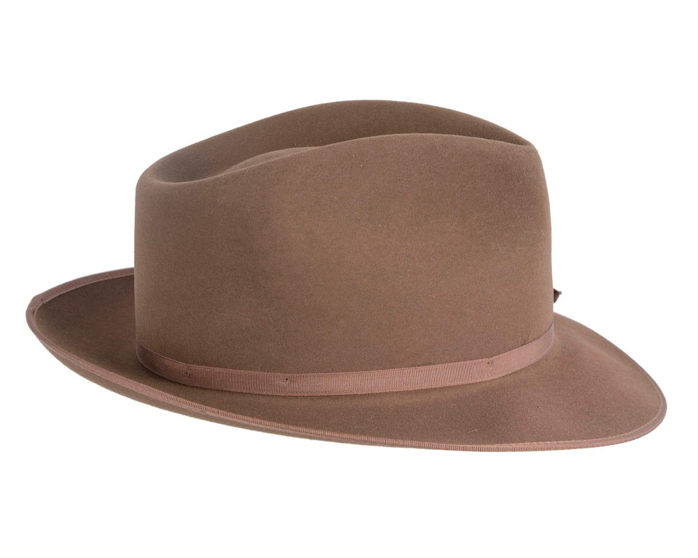 Stetson Stratoliner – Wallnut Fur Felt Fedora - Hats From OZ Stetson Stratoliner – Wallnut Fur Felt Fedora - Image 4