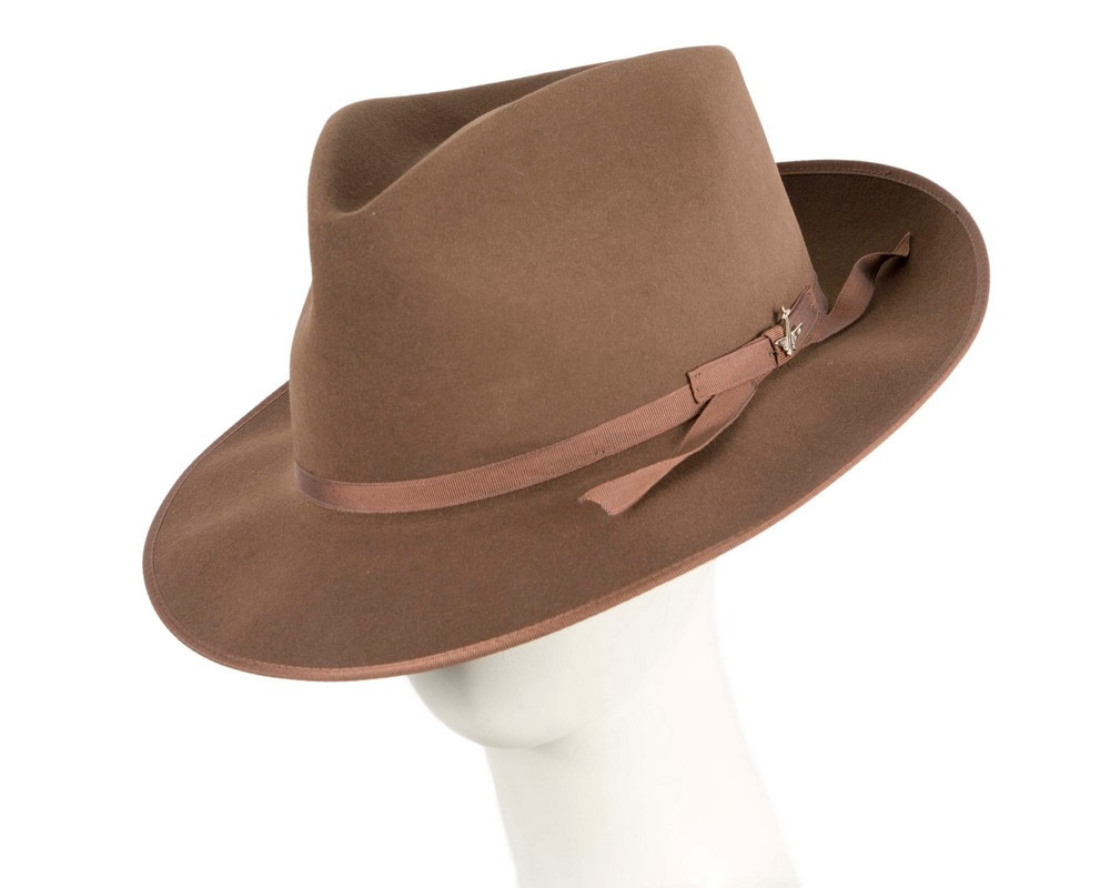 Stetson Stratoliner – Wallnut Fur Felt Fedora - Hats From OZ