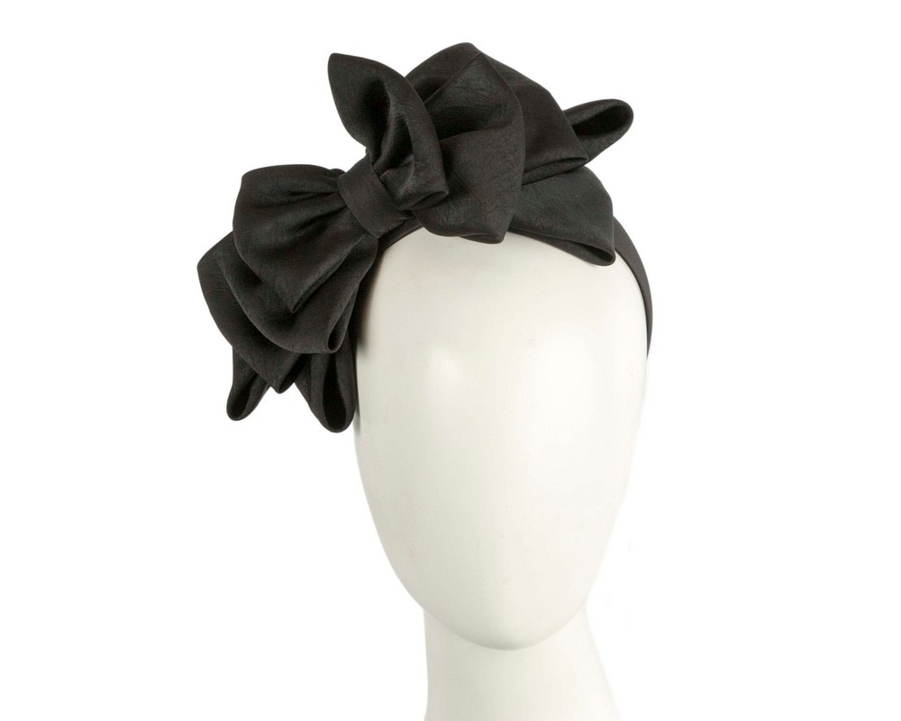 Limited edition black bow fascinator - Hats From OZ