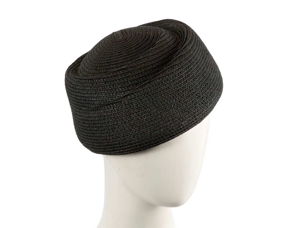 Stylish black pillbox hat by Max Alexander - Hats From OZ