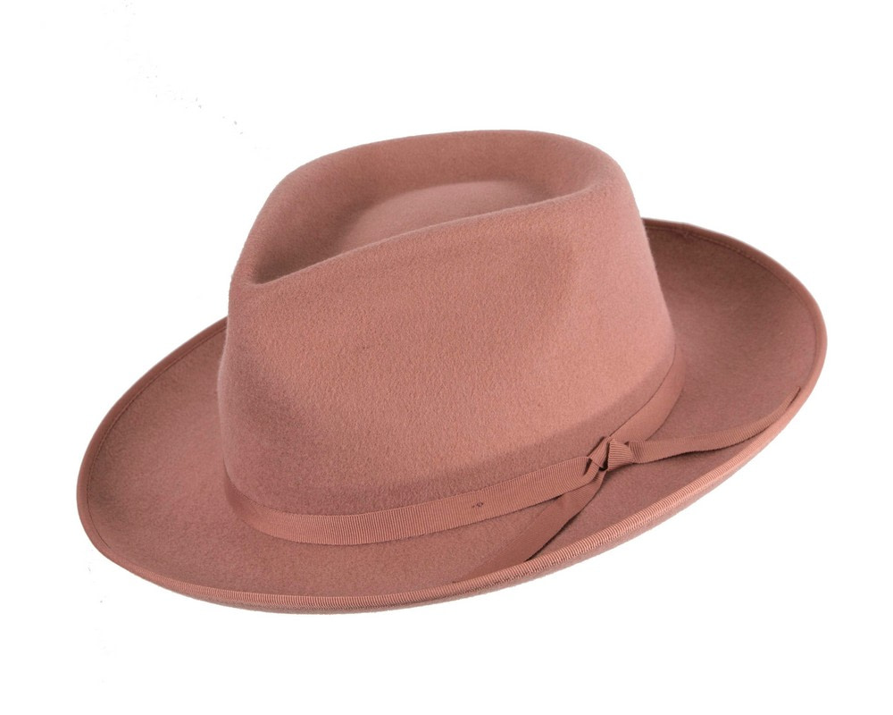 Clay Heritage Fedora – Structured Wool Felt - Hats From OZ Clay Heritage Fedora – Structured Wool Felt - Image 2